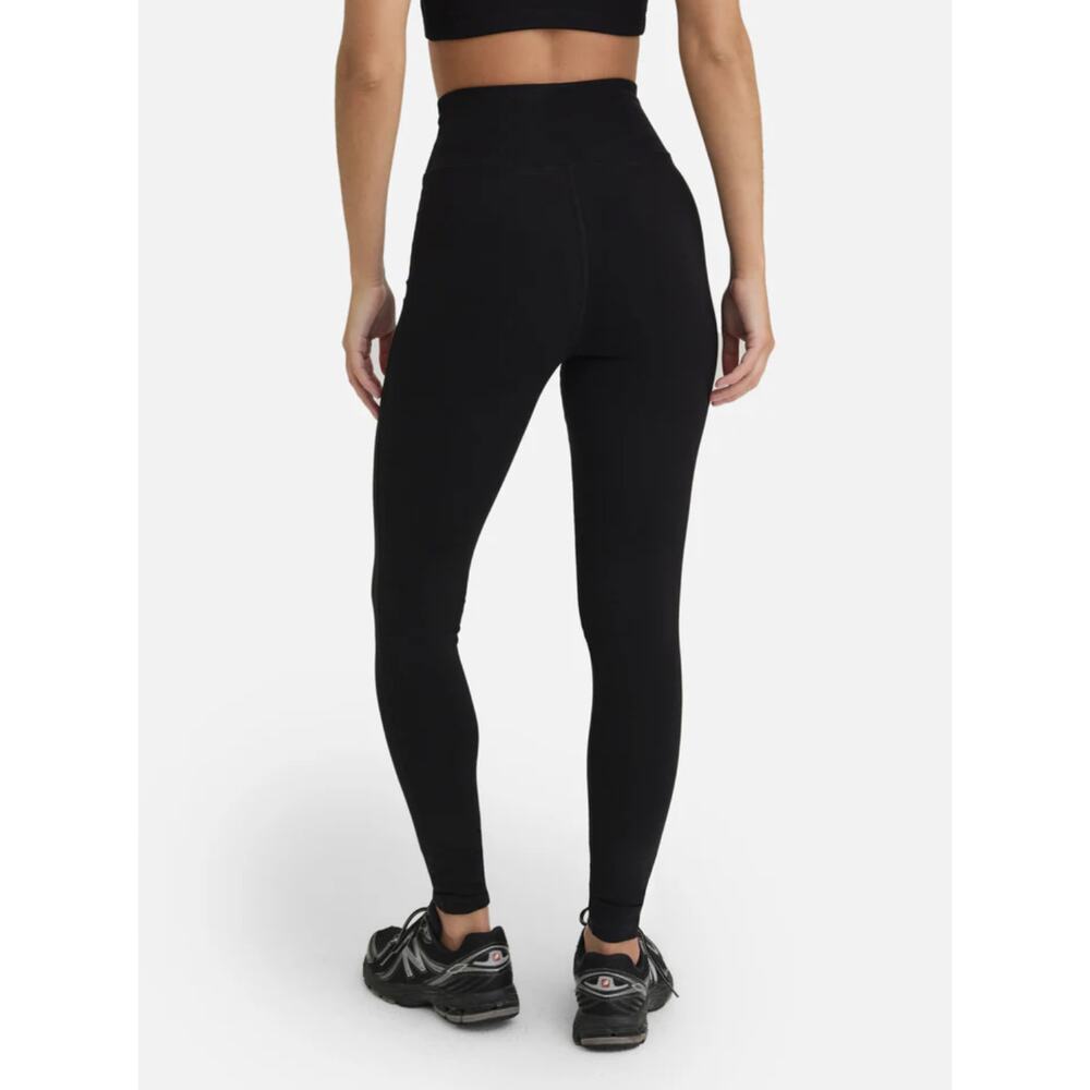 MATE the Label Organic Stretch Full Length Legging Black Small Cotton Workout - Picture 5 of 7